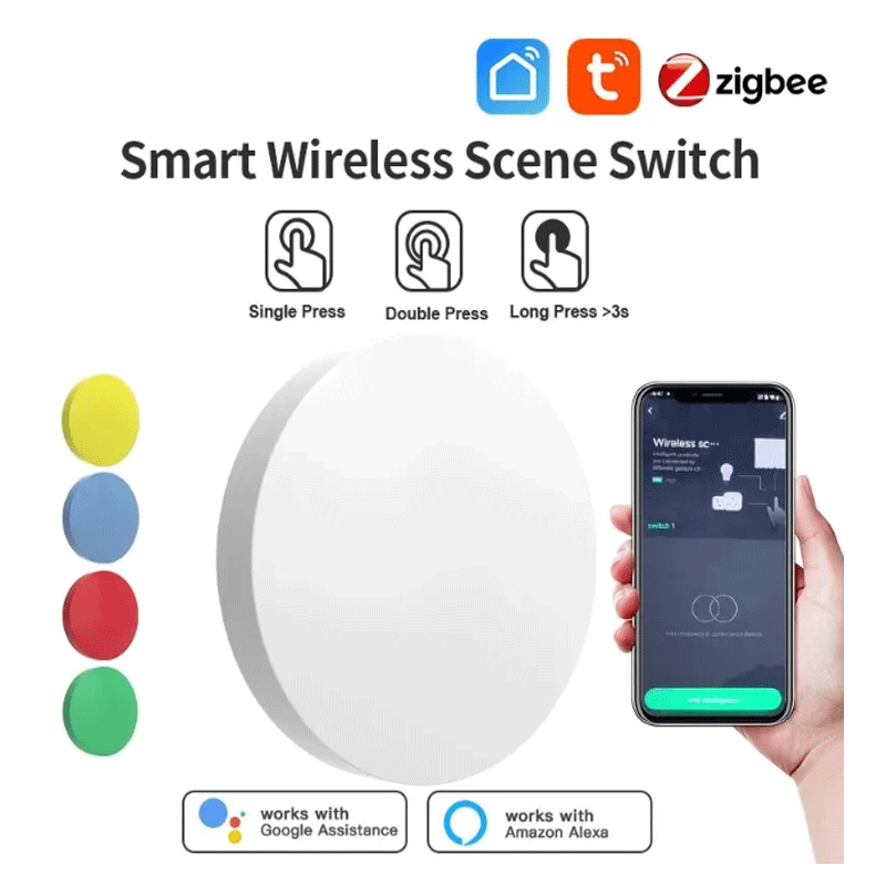 Tuya ZigBee – bouton intellige - Smart Home Remote Control avis et prix