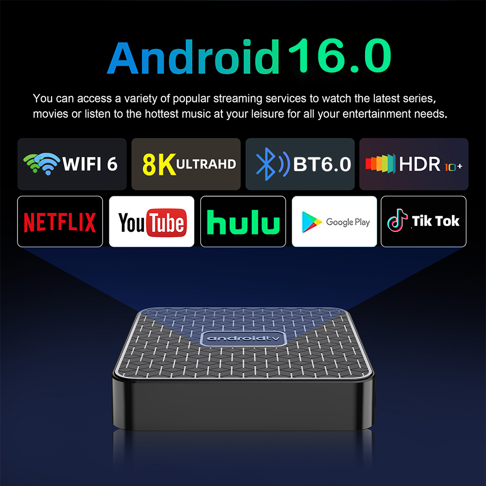 Boîtier TV Android 16 T8S pour - Smart Home Ui avis et prix