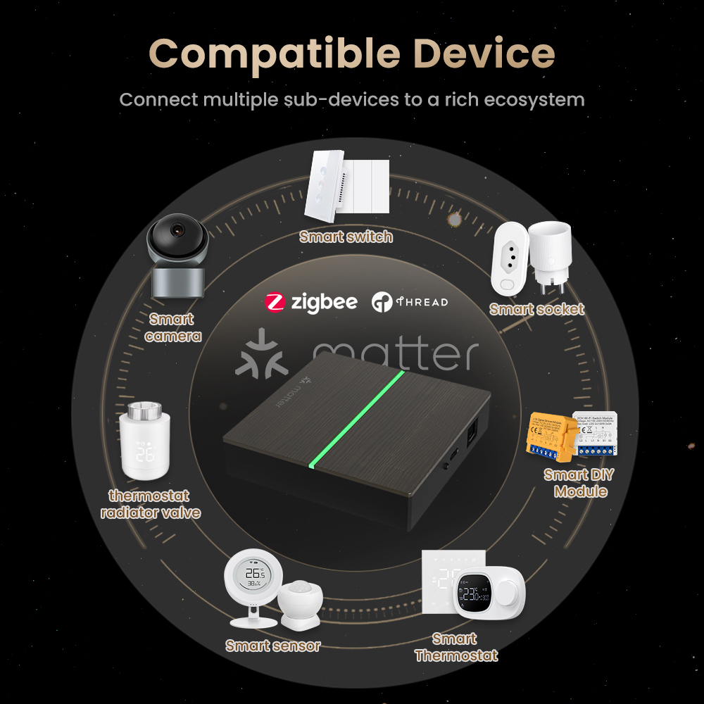 AVATTO Matter Smart Wired Gate - Smart Home Zentrale avis et prix