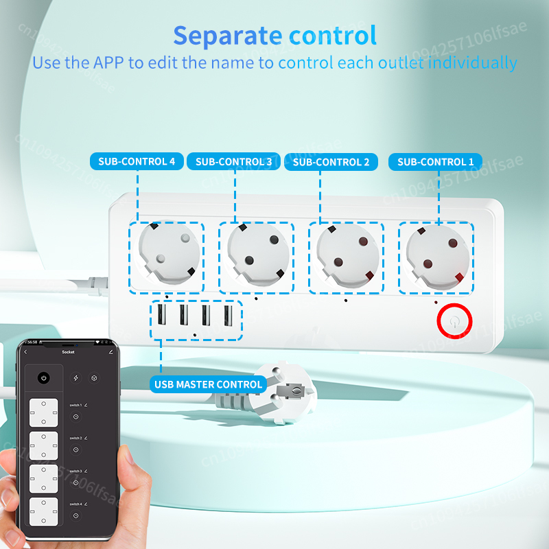 10A/16A multiprise Tuya prise  - Smart Power Strip avis et prix