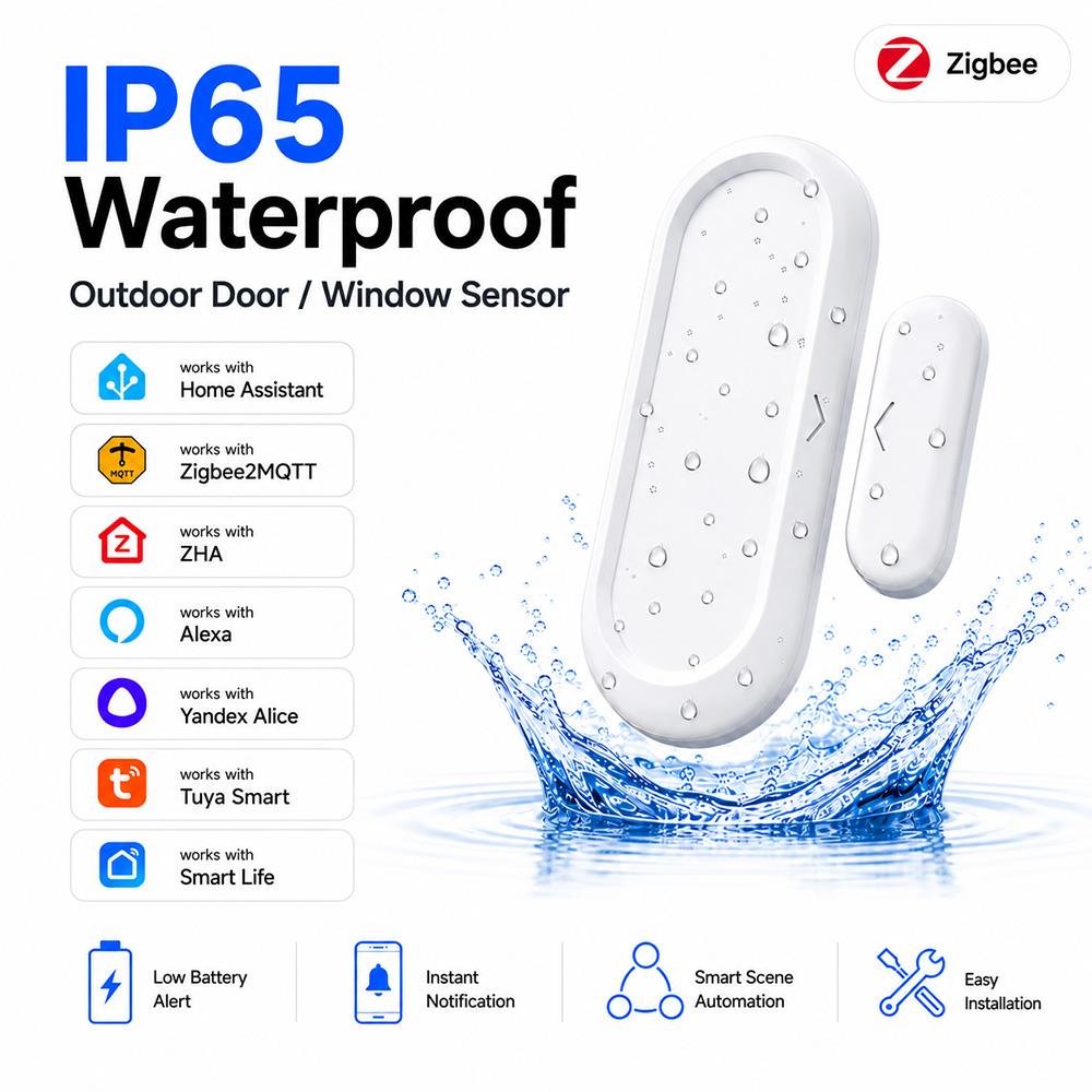 Capteur de porte/fenêtre Zigbe - Smart Home Zentrale avis et prix