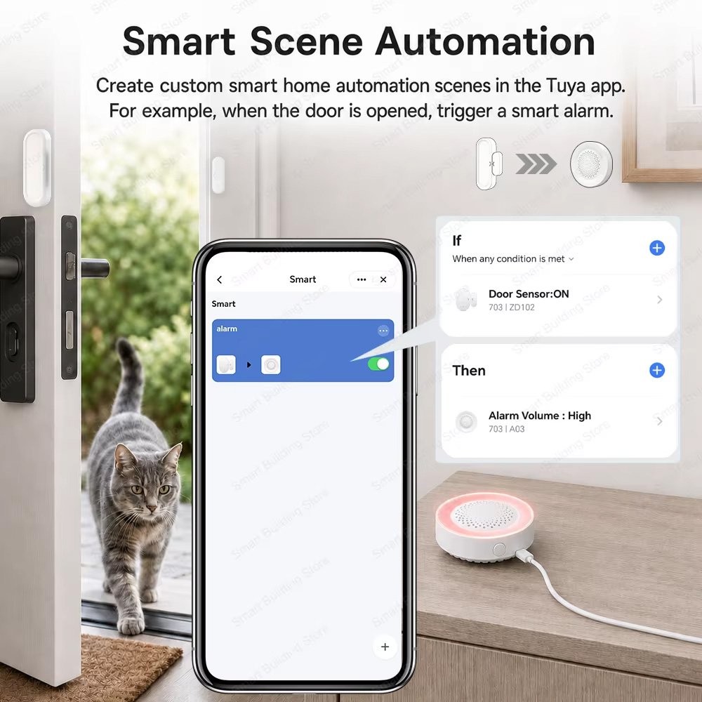 Capteur de porte/fenêtre Zigbe - Smart Home Zentrale avis et prix