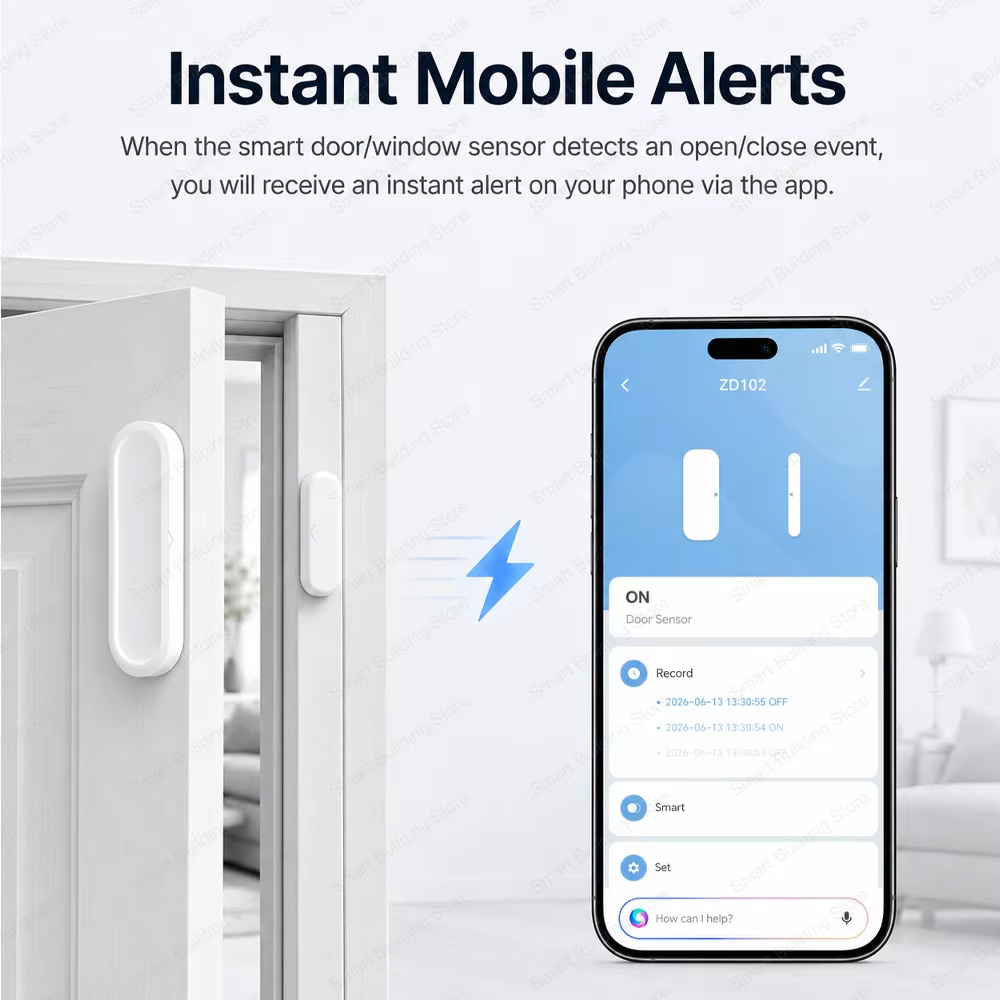 Capteur de porte/fenêtre Zigbe - Smart Home Zentrale avis et prix