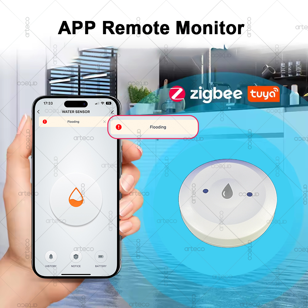 Tuya – capteur d'eau intellige - Smart Home Zentrale avis et prix