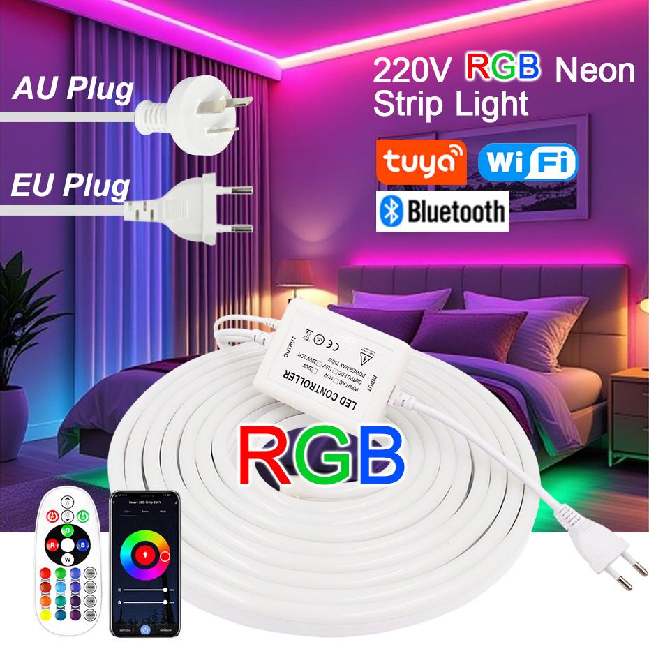 Bande LED néon RGB 220V avec p - Smart Power Strip avis et prix