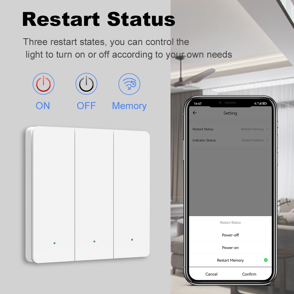 Interrupteur mural intelligent - Smart Home Remote Control avis et prix