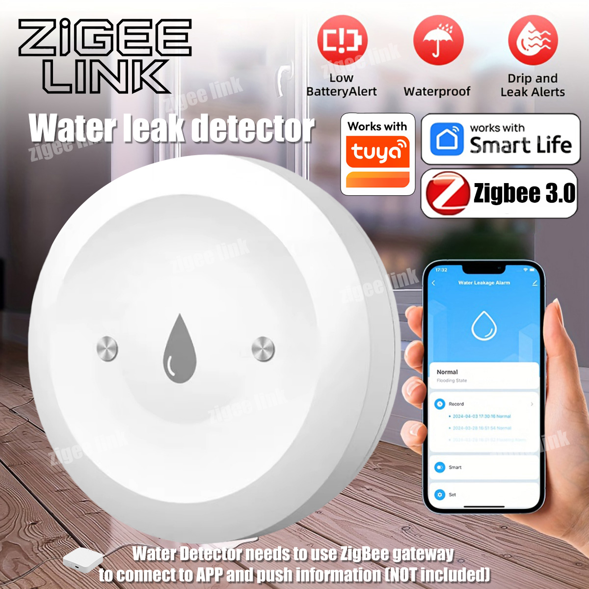 Détecteur de fuite d'eau intel - Smart Home Zentrale avis et prix