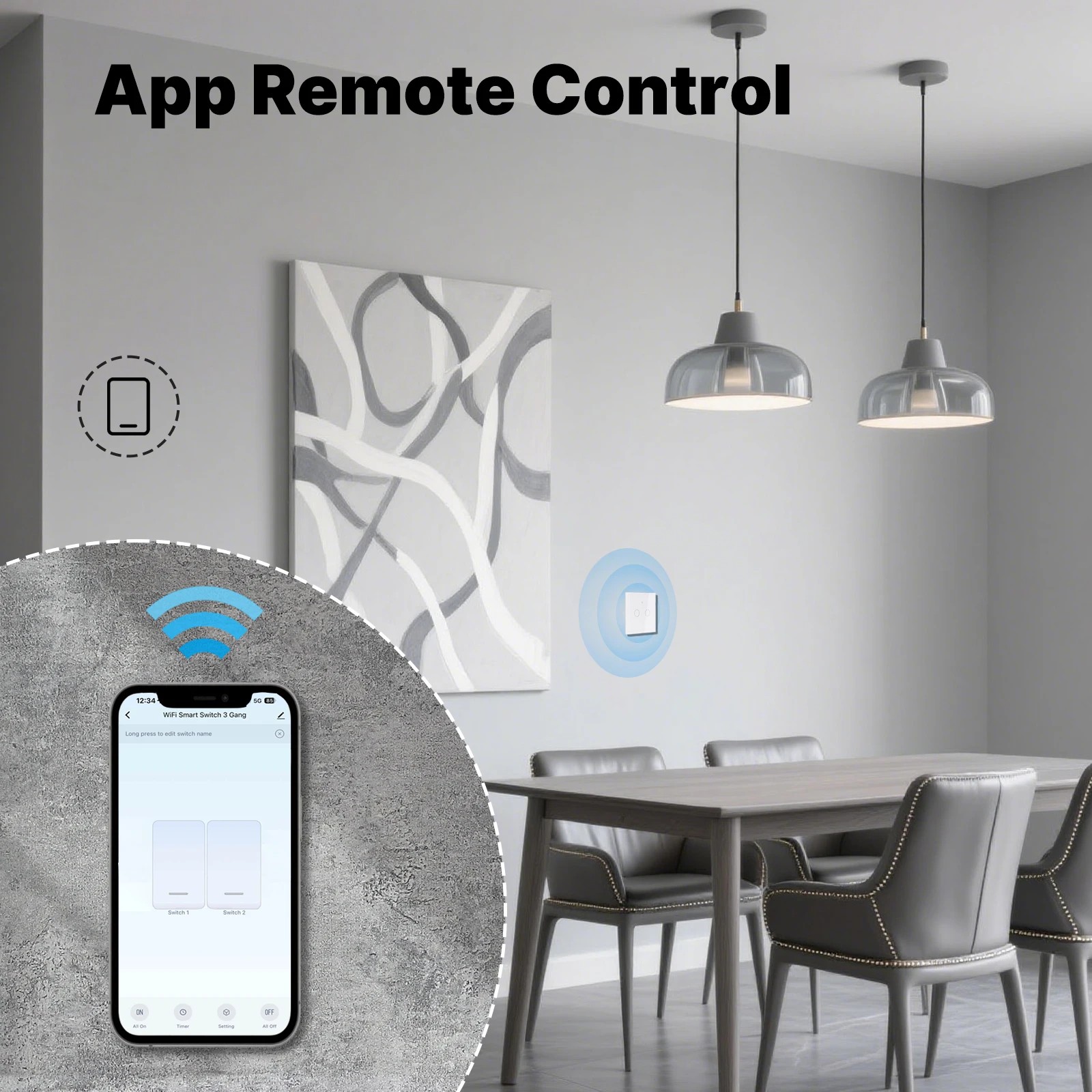 Interrupteur tactile intellige - Smart Home Design avis et prix