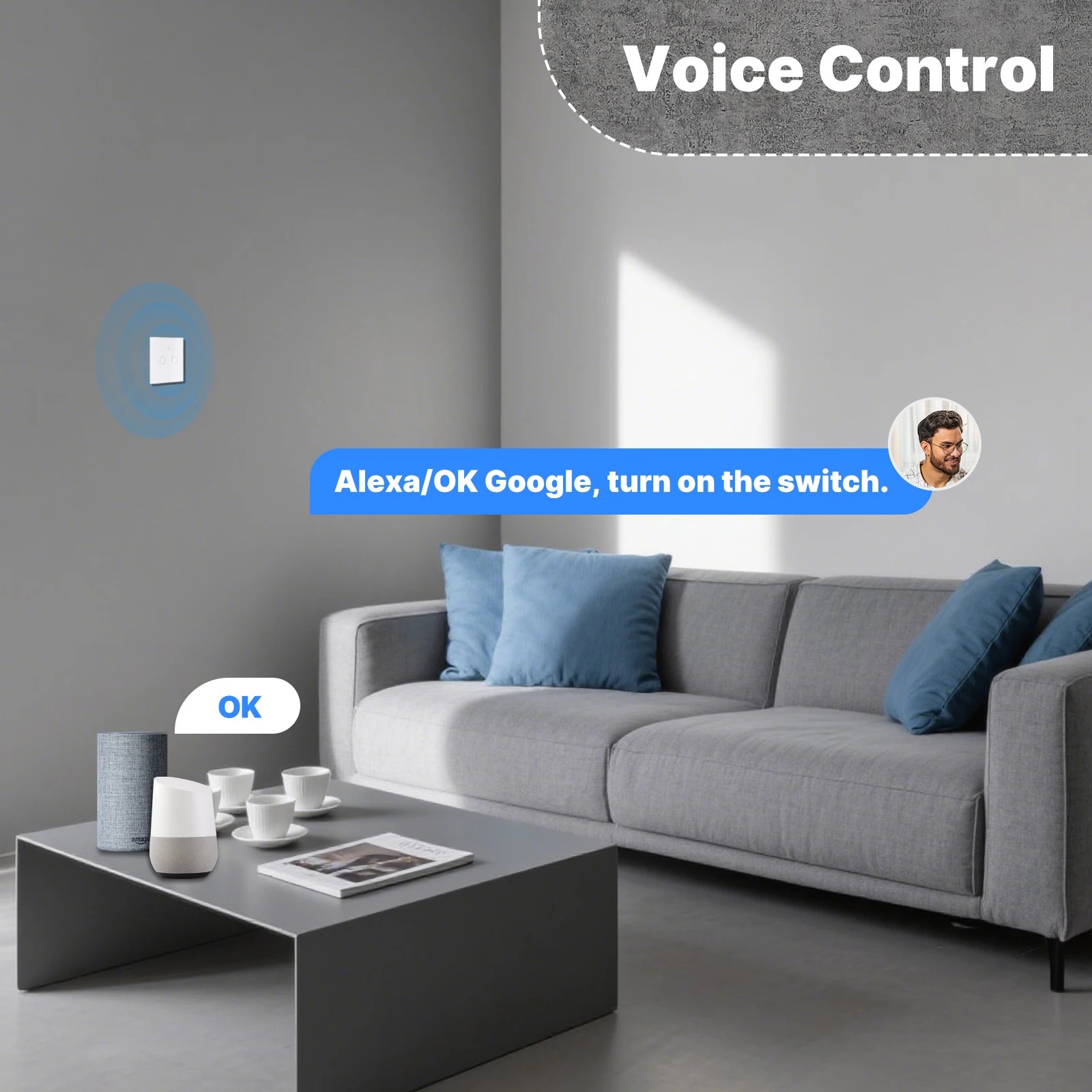 Interrupteur tactile intellige - Smart Home Design avis et prix