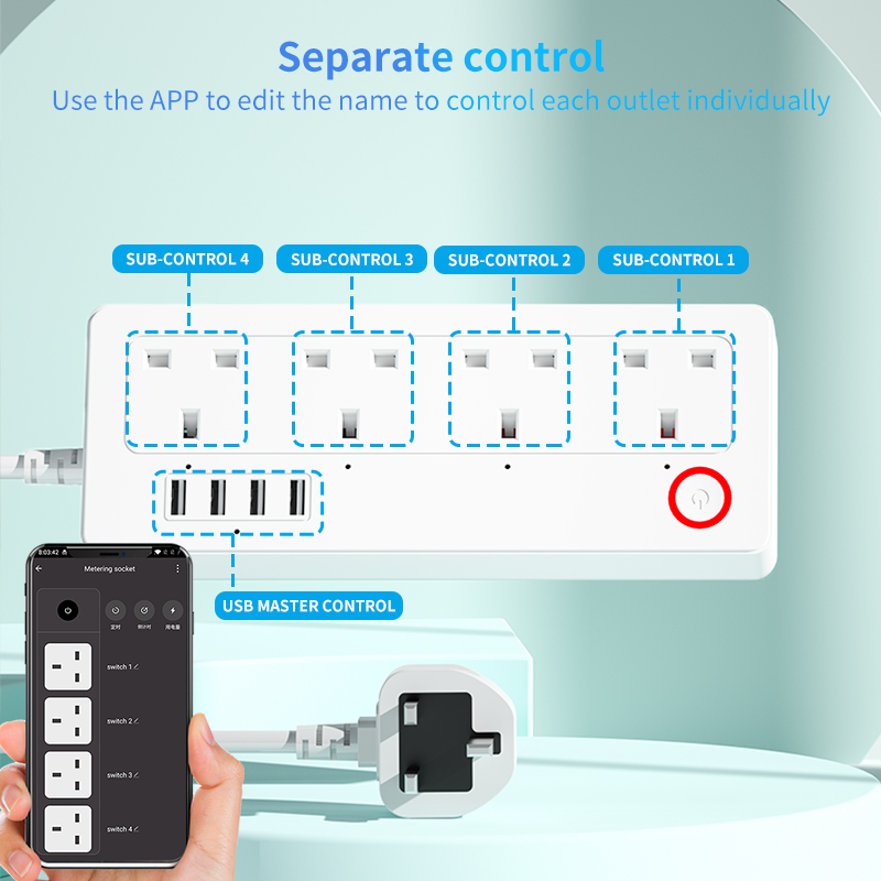 Prise intelligente Tuya Zigbee - Smart Power Strip avis et prix