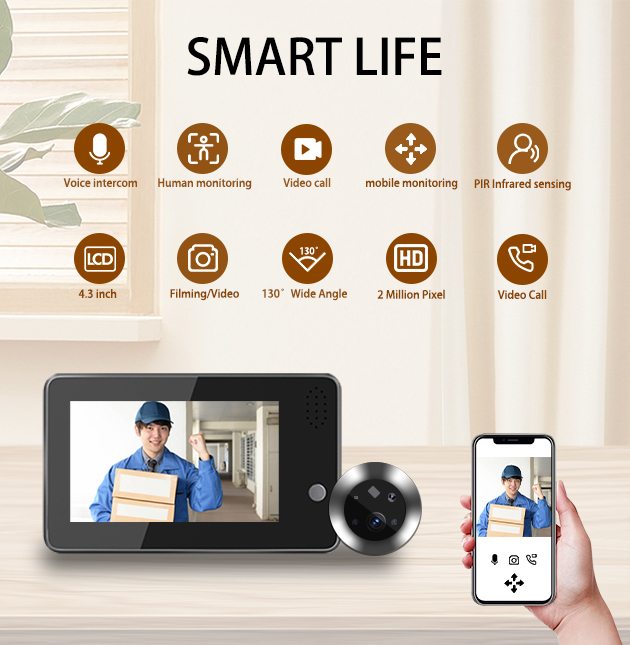 Sonnette WiFi Tuya Smartlife 4 - Wifi Doorbell Camera avis et prix