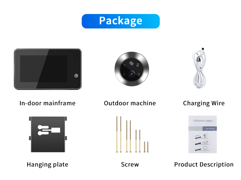 Sonnette WiFi Tuya Smartlife 4 - Wifi Doorbell Camera avis et prix