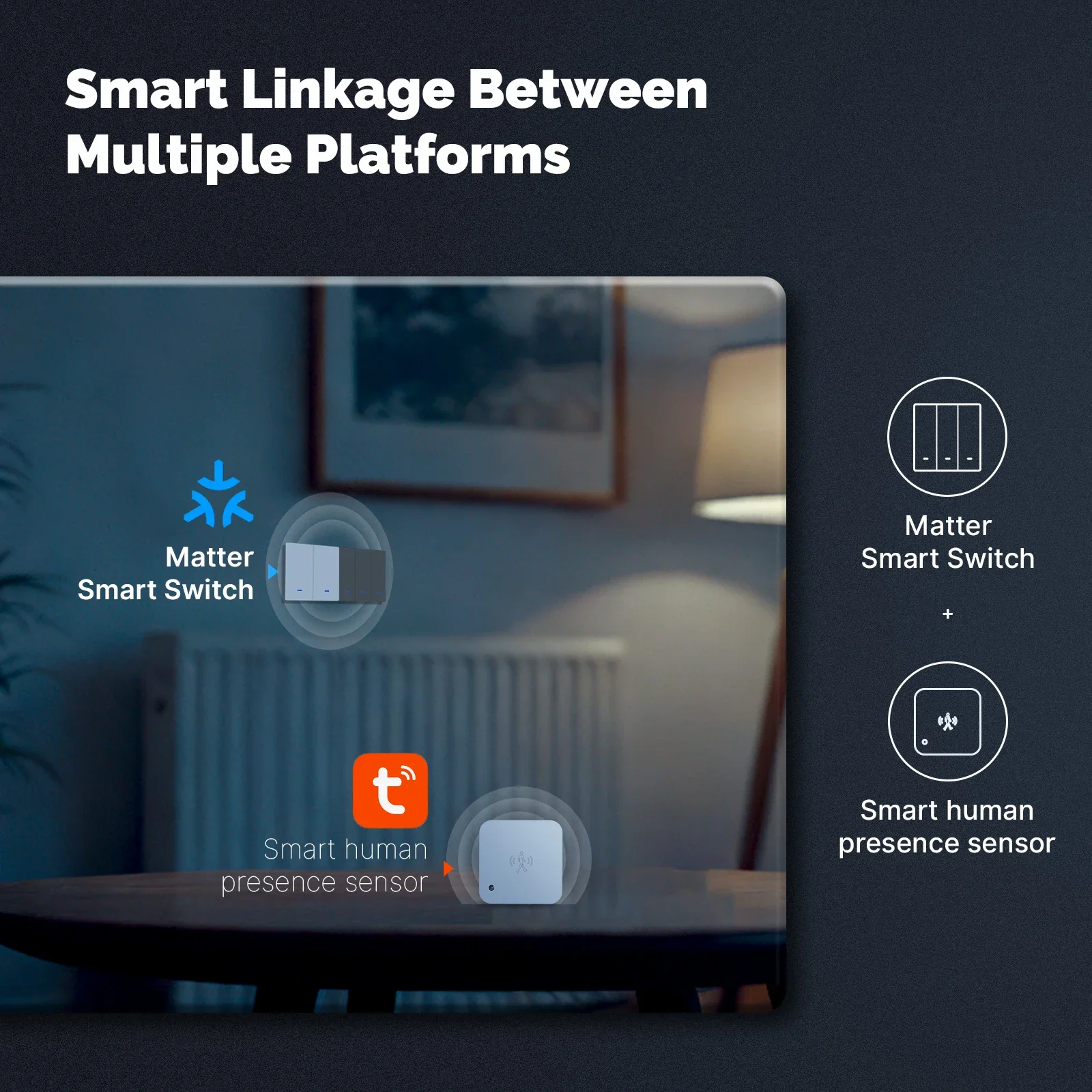 MOES Matter Tuya WiFi bouton l - Smart Home Remote Control avis et prix